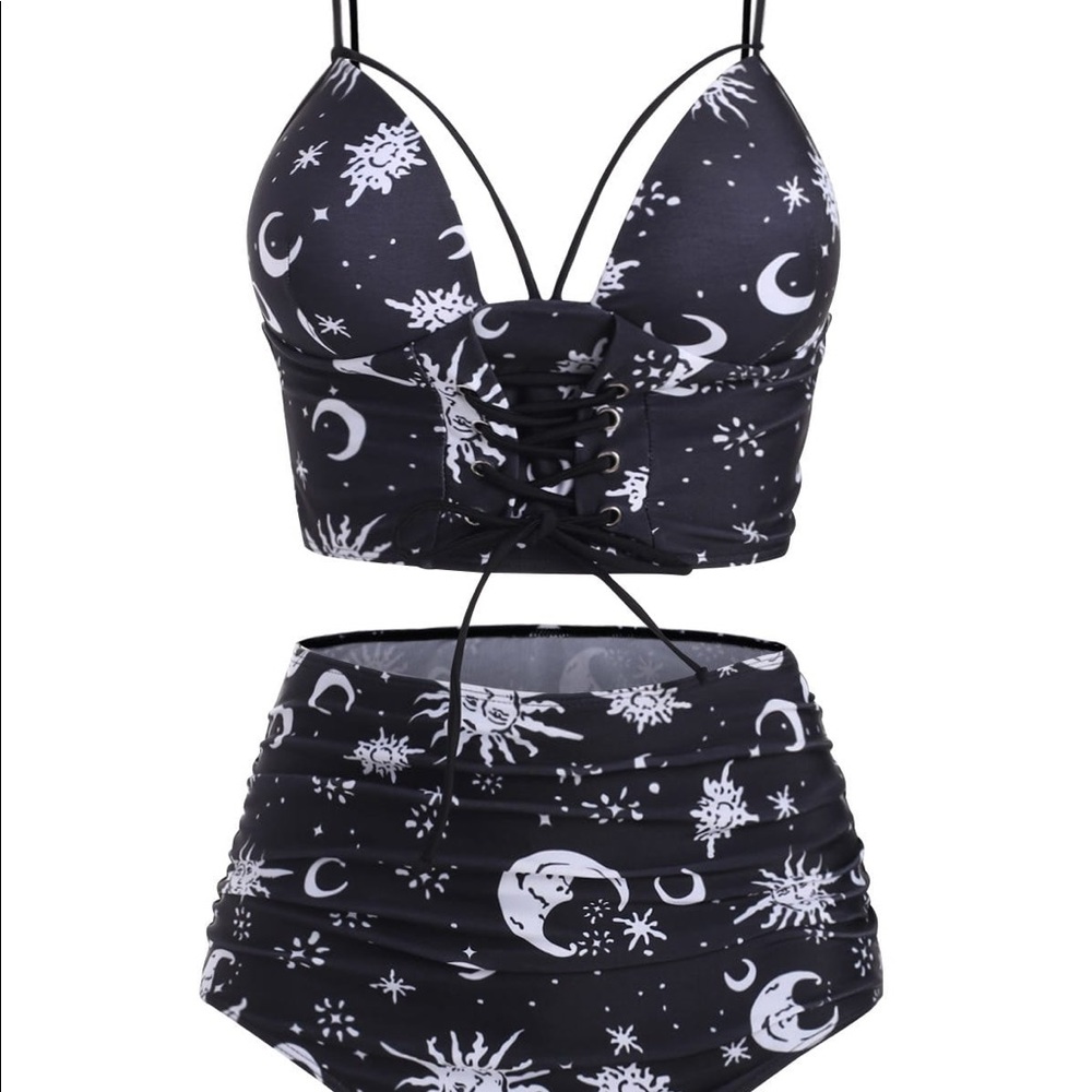 Star and Moon Bikini - Dress Lily (Top XL Bot 3XL)
